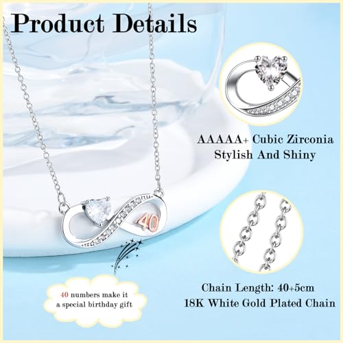 30th 40th 50th 60th 70th 80th Birthday Gifts for Women, Necklace Jewerly Gift for Women4