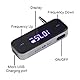 Mini Drahtlos FM Transmitter Sender UKW Handy Wireless Auto AUX-Adapter mit Integriertem Aux Port Auto Radio Audio Transmitter Empfänger Handy Autoradio Transmitter
