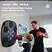 𝟐𝟎𝟐𝟓 𝐔𝐩𝐠𝐫𝐚𝐝𝐞𝐝 Music Boxing Machine for Adults and Kids, Wall Mounted Bluetooth Boxing Training Pad Equipment with Gloves, Punching Bag for Indoor Home, Office, Gym (Black)