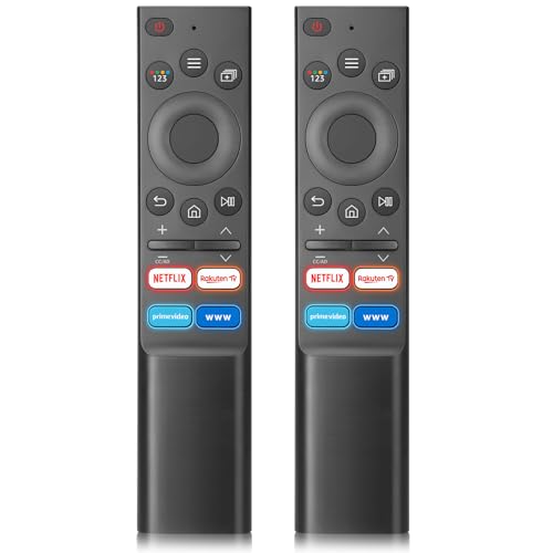 Universal Fernbedienung für Samsung-Smart-TV, Kompatibel mit Allen Samsung Frame Serif Crystal UHD Neo QLED OLED 4K 8K Smart Monitoren TVs【2 Stück】