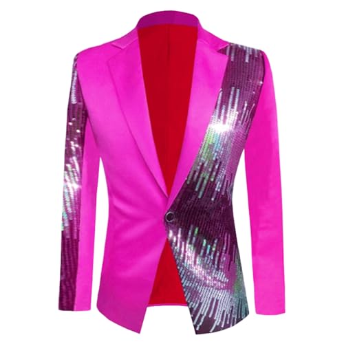 Robe de dîner et veste de costume à paillettes pour briller en soirée