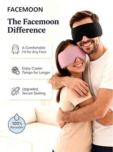 Image of Cooling Gel Eye Mask for Puffy Eyes, Migraine & Headache Relief, Full Eye-Area Cold Compress for Eyes & Temples, FSA Eligible HSA Reusable Eye Ice Pack for Swelling & Post-Surgery Recovery