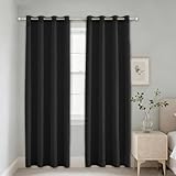 Alaoo Cortinas Opacas,Cortinas Termicas Salon,2 Piezas 117x137CM,100% Cortina...