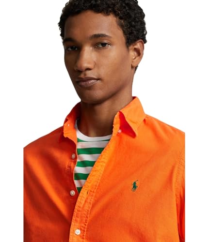 Image of POLO RALPH LAUREN Men's Classic Fit Plaid Oxford Shirt