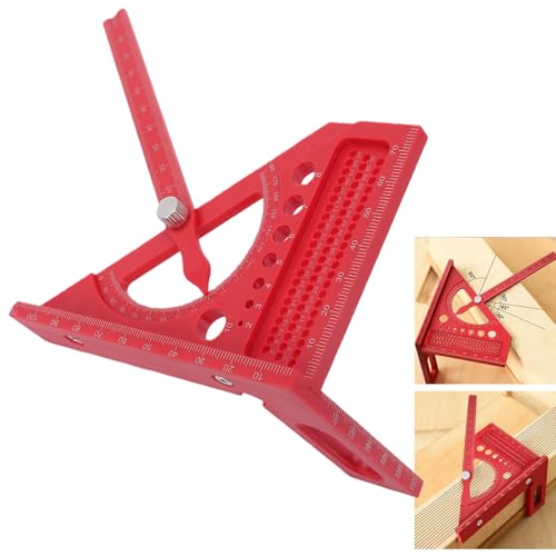 Regla medidora de ángulos 3D Fabater de aluminio miniatura 3