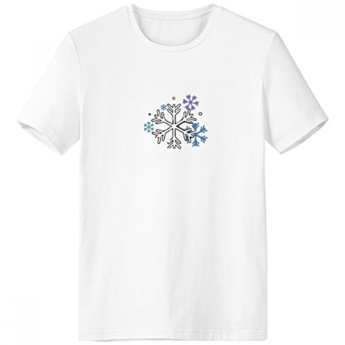 T-shirt motif neige idée cadeau hiver original homme taille S