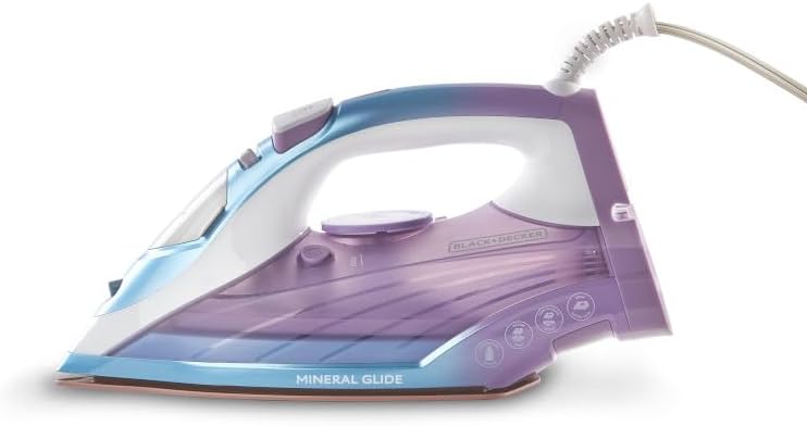 Miniatura 3 de BLACK+DECKER Ironstone Iron, IR2323-1AD, suela con infusión de cerámica y función antigoteo con limpieza automática y apagado automático,