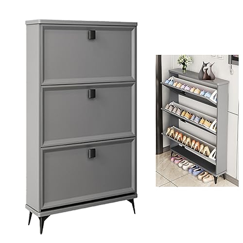 Armoire mince et cachée pour chaussures : le meuble en bois compact