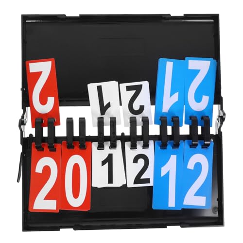 balacoo Basketball Score Board Desk Flipper Scorekeeper Reusable Scoreboard Compact and Intuitive Design
