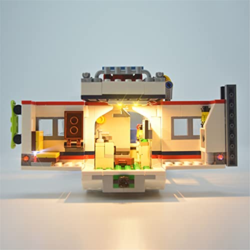 ADMLZQQ LED Light Kit Für Creator Expert Die Urlaubsurlaub, Sammlerstück, Die Mit Lego 31052 Sammelbar Ist (Nicht… – Bild 5