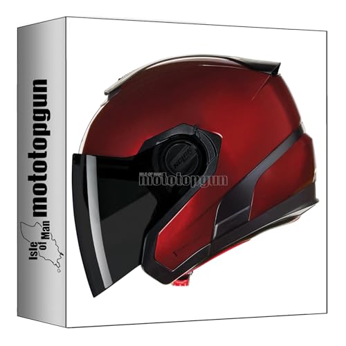 Casque Nolan N21 Visor orange perle jet compact en taille XXS