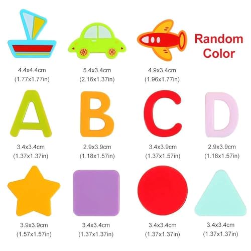 Cojuz 6-in-1 Activity Cube: ABC Letters, Shape Sorter, Vehicle, Clock, Piano, Alphabets-Tree - Educational Toy for Toddlers & Kids - Multi Color 1