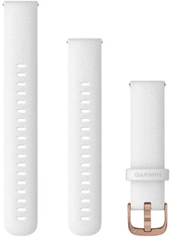 Garmin Cinturino per orologio sportivo in resina, 18 mm, a sgancio rapido, in silicone, nero, 18 mm, unisex, standard, casual