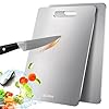 2 Pack Titanium Cutting Board - 100% Pure Titanium Cutting Boards For Kitche,Easy to clean, Double-sided food-grade Cutting Board For Cutting Meats, Fruits And Vegetables,13 * 9