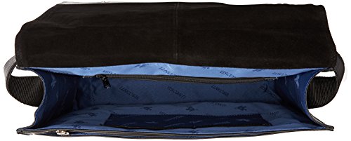 Visconti Buffalo Leather 13 Inch Laptop Case/Messenger Shoulder Bag/Handbag, Black, One Size