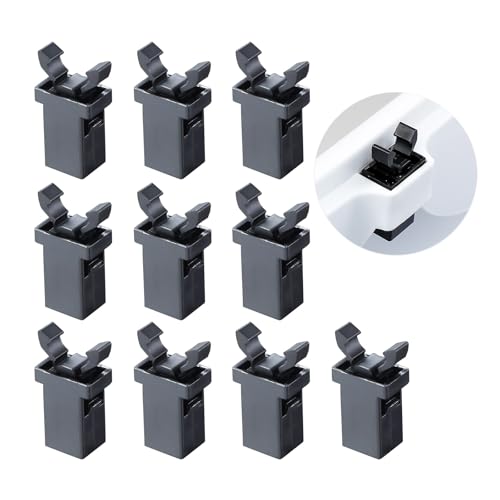 Clip de verrouillage pour poubelle à pression funest lot de 10 boucles de rechange plastique