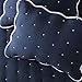 HORIMOTE HOME Quilt Queen Size Navy, Soft Pre-Washed Microfiber Bedspread Quilted Blanket Thin Comforter with 2 Shams, Lightweight & All-Season Reversible Coverlet for Cozy Bedding
