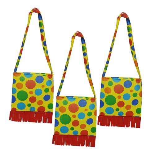 Sac de carnaval coloré à motifs clown : le cadeau de spectacle idéal pour garçons et filles