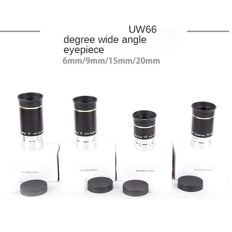 Accesorios para telescopios astronómicos con ocular gran angular de 1,25 pulgadas 2