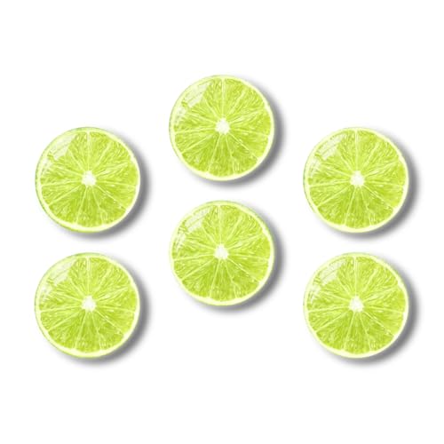 Imán de Refrigerador Redondo de Vidrio 6 Piezas miniatura 1