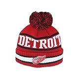 Detroit Red Wings NHL Officially Licensed Youth Beanie Pom Freestyle Team Color