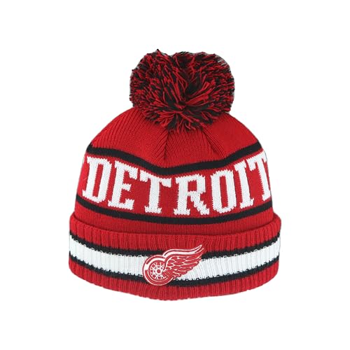 Detroit Red Wings NHL Officially Licensed Youth Beanie Pom Freestyle