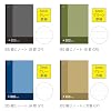 Gakken Staefl Z76015 Cornell Method Notebook, 0.2 inch (5 mm), Square B5, Gray Ruled, Set of 2, Khaki
