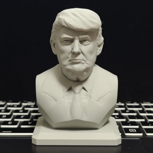 Busto de Trump Estatua Escultura 10cm Polímero miniatura 2