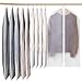 Housses de Vêtements 10 Pièces Housse Anti-poussière Housses de Protection Zip Anti Poussière Etanche Sac de Vêtement pour Chemise Costumes Manteaux(40"+48")