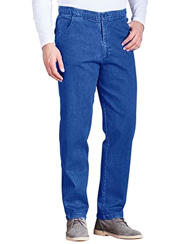 Chums Men's Elastic Waist Denim Jean in Stretch Fabric Comfortable and Stylish Pants