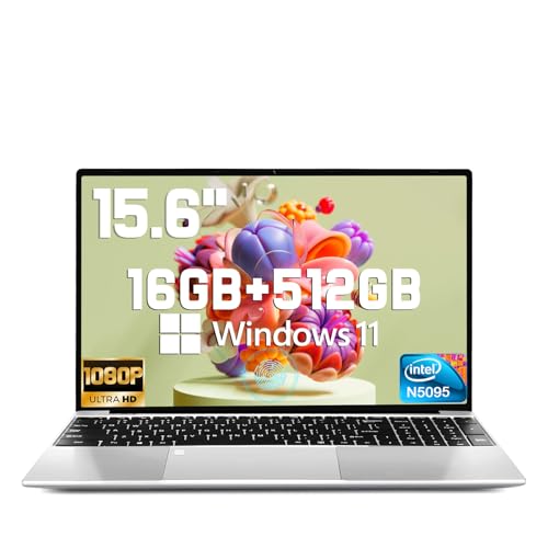 VAIZMOYE 2025 Windows 11 Laptop 15.6”, 16GB RAM 512GB SSD