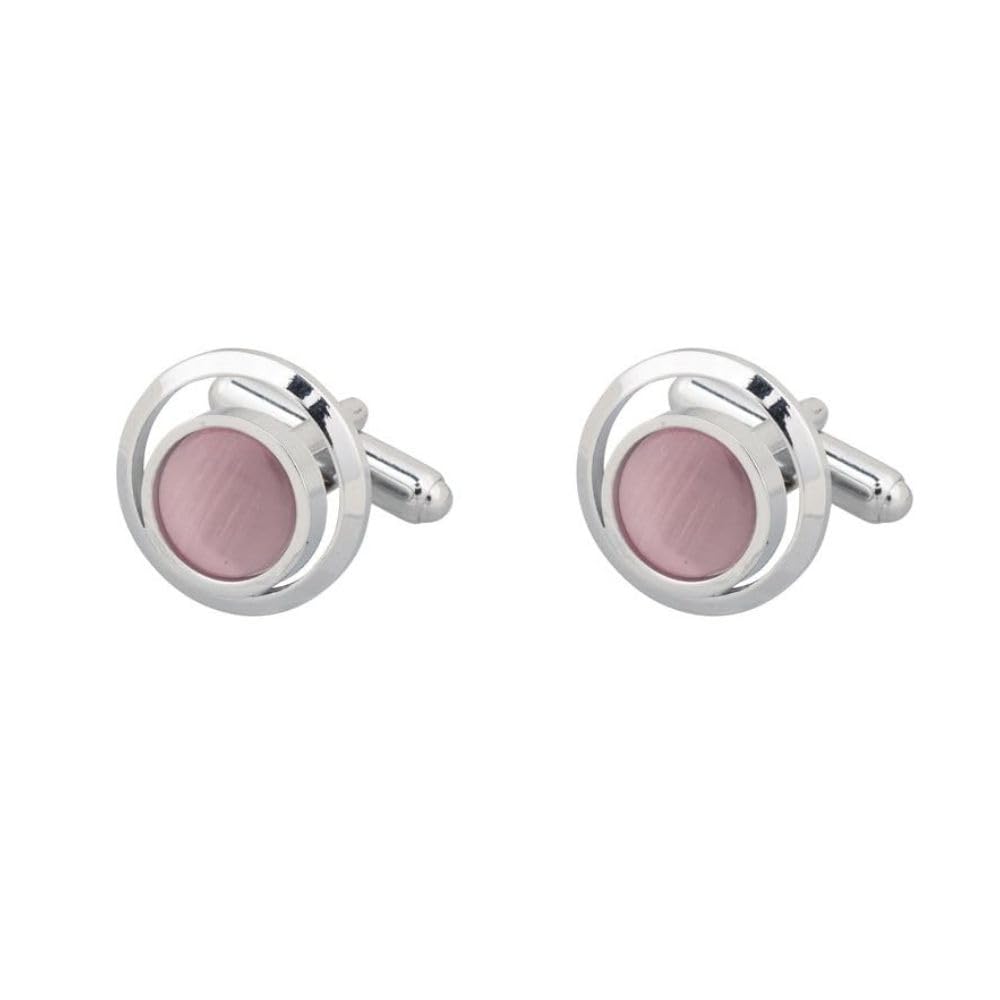 The Tie Hub O Ring Pink Stone Cufflinks For Men (B0CKHLDQ3L) Amazon Price History, Amazon Price Tracker