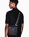 Armani Exchange Men's Xavier Flat Crossbody, Black, One Size