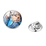 JoJos Bizarre Adventure Series Broche ronde en verre Motif personnage d'animation japonaise