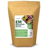 TeraGanix EM Premium Bokashi Bran, Compost Accelerator, Rice Bran Mix, Odor Eliminator, Formulated by Dr. Higa (Bokashi Inventor), Bokashi Compost Starter for Kitchen Compost Bin & Soil (5 Lb)