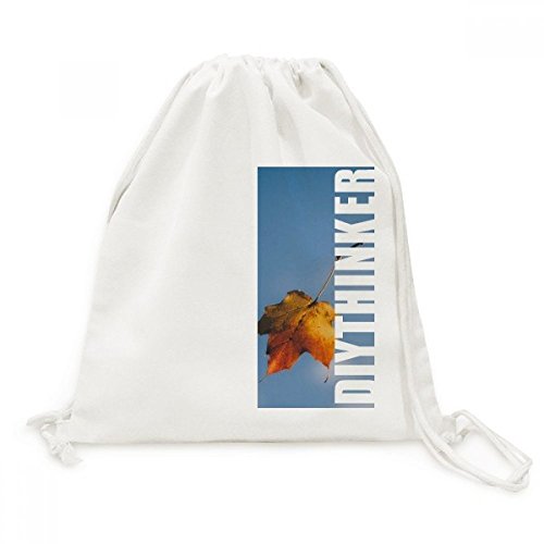 Toile drawstring backpack nature paysage pour voyages et loisirs