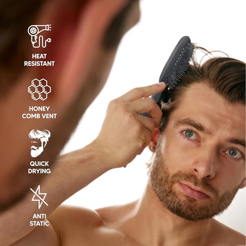 Cepillo para cabello rizado TADA con púas flexibles que eliminan nudos sin tirones 3