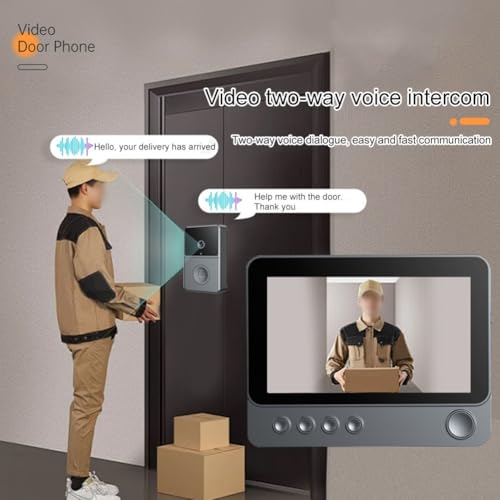 El timbre de video inalámbrico dúplex se comunica de forma segura a través de una interfaz de pantalla de 4 3 pulgadas - imagen 9