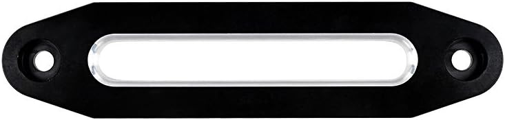 20500LB 95' X 3/8" GREY Synthetic Winch Rope Cable w/Heavy Duty Steel Hook + 10" Hawse Fairlead 8000-15000 LBs ATV UTV Truck Boat KFI Ramsey