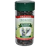 Frontier Co-op Juniper Berries, Whole, 1.28 Ounce Bottle, Certified Organic, Kosher, Non-Irradiated | Juniperus communis L.