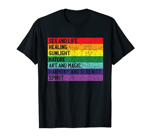 Bandera del Orgullo Gay LGBT-Q Palabras inspiradoras Ally Camiseta