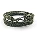 Rock + Shore Pulsera de escalada Olive Drab & Moss | Pulsera de mosquetón | Pulsera para hombre | Pulsera para mujer | Pulsera de paracaídas | Regalo para él |