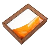 Cabilock Bewegliche Sandkunst als Schreibtisch Bilddisplay aus Glas 25 CM