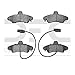 Dynamic Friction Company 5000 Advanced Brake Pads - Semi Metallic 1551-0899-00-Rear Set For 2000 Mercury Cougar