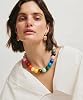 WOWORAMA Colorful Chunky Necklaces for Women Oversized Multicolor Resin Beads Choker Necklace Large Bold Statement Beads Ball Necklace Boho Holiday Jewelry #4