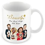 MUGGZ Personalised Strictly Come Dancing Mug – “New Head Judge” – Cartoon Judges with Paddles – Custom Gift