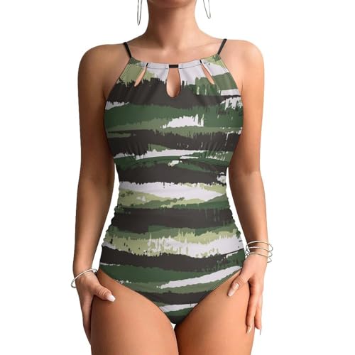 Maillots de bain une pièce camouflage sculptant l'effet ventre plat pour sublimer votre silhouette