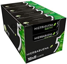 Wrigley's Five Peppermint Flavored 16 Packs of 8 cubes