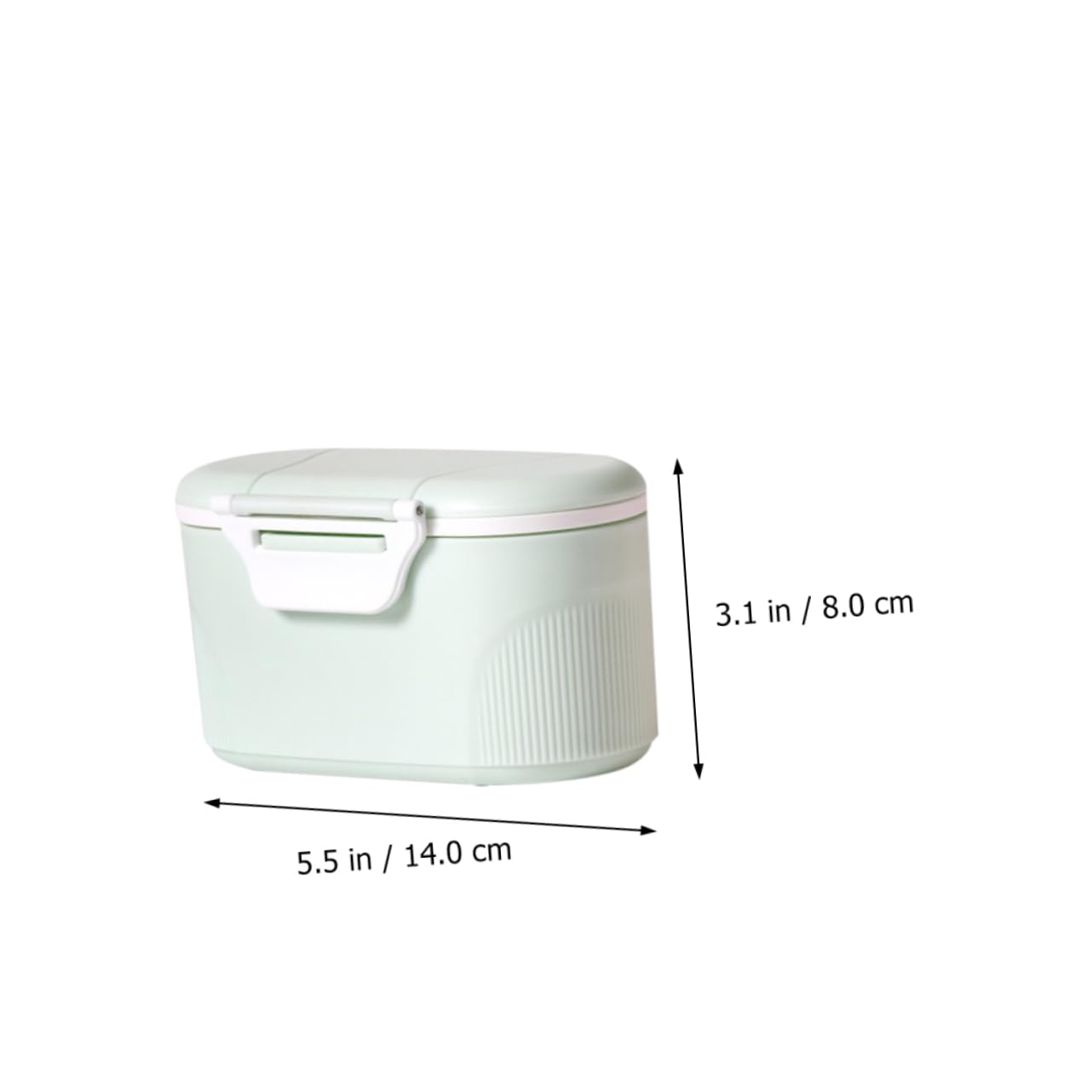 SHOWERORO Portable Baby Milk Powder Dispenser Container Airtight Travel Food Holder for Infants Sealed Milk Powder Box Lid for-The-Go Use