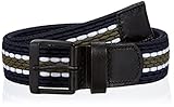 Strellson 3216 Cinturón, Navy-Olive, 120 cm para Hombre